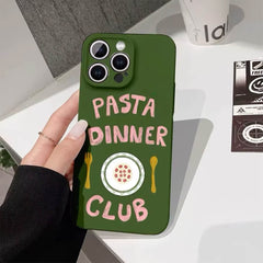 Pasta Dinner Club iPhone Case