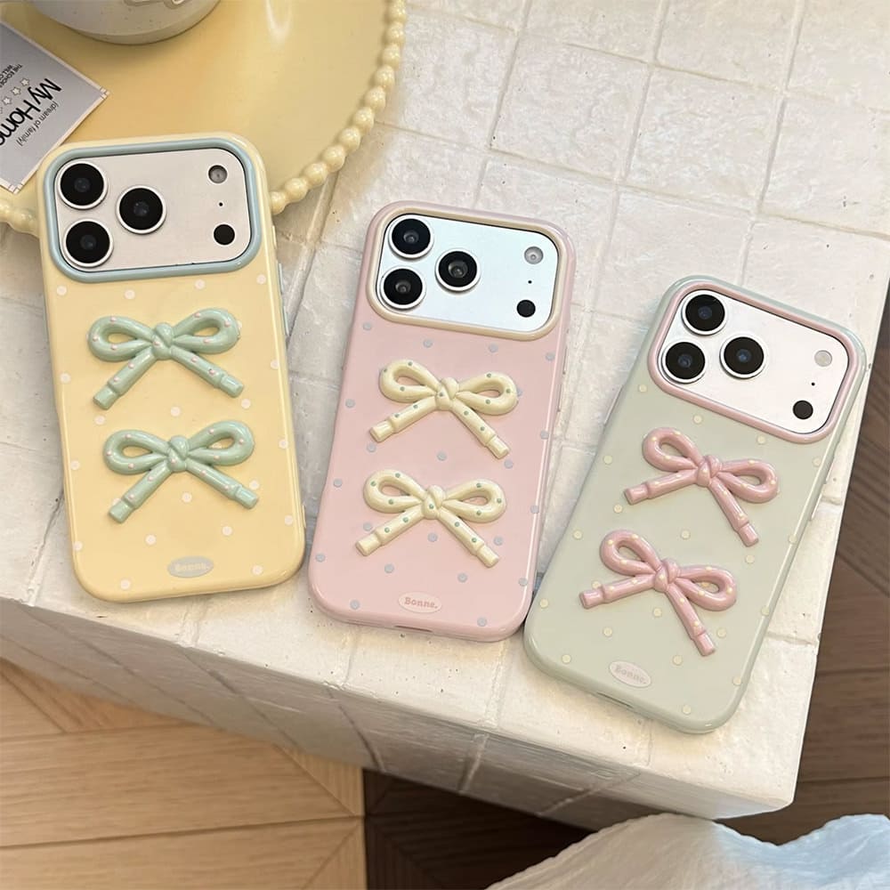 Pastel Bows iPhone Case