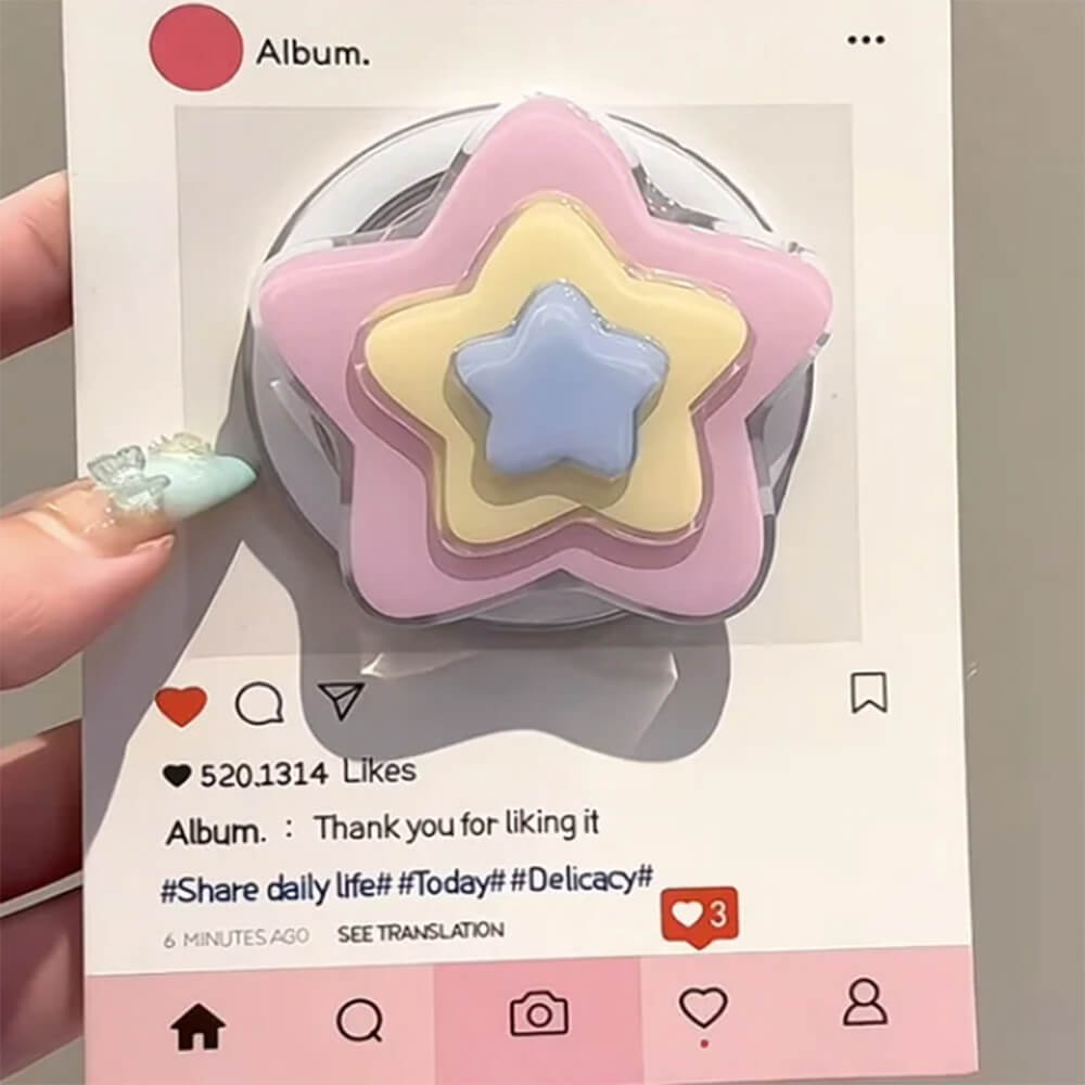 Pastel Star Phone Holder