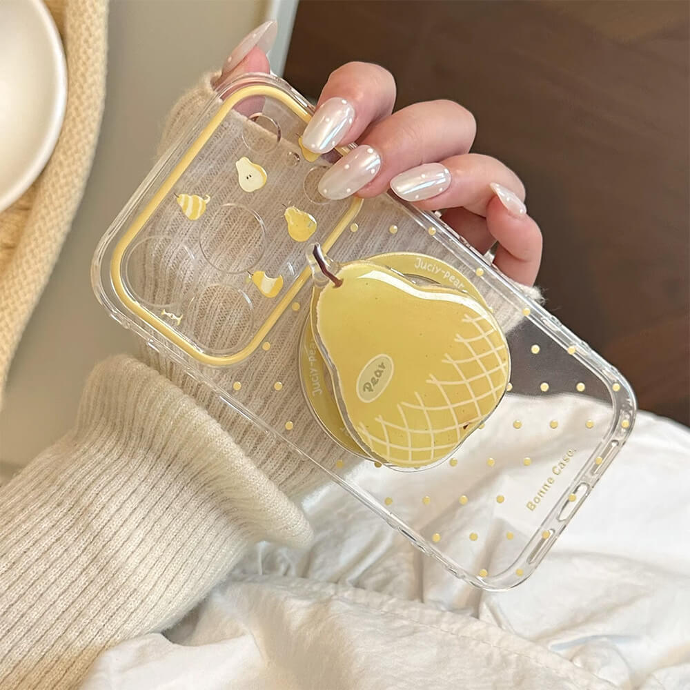Pear Grip Polka Dot iPhone Case
