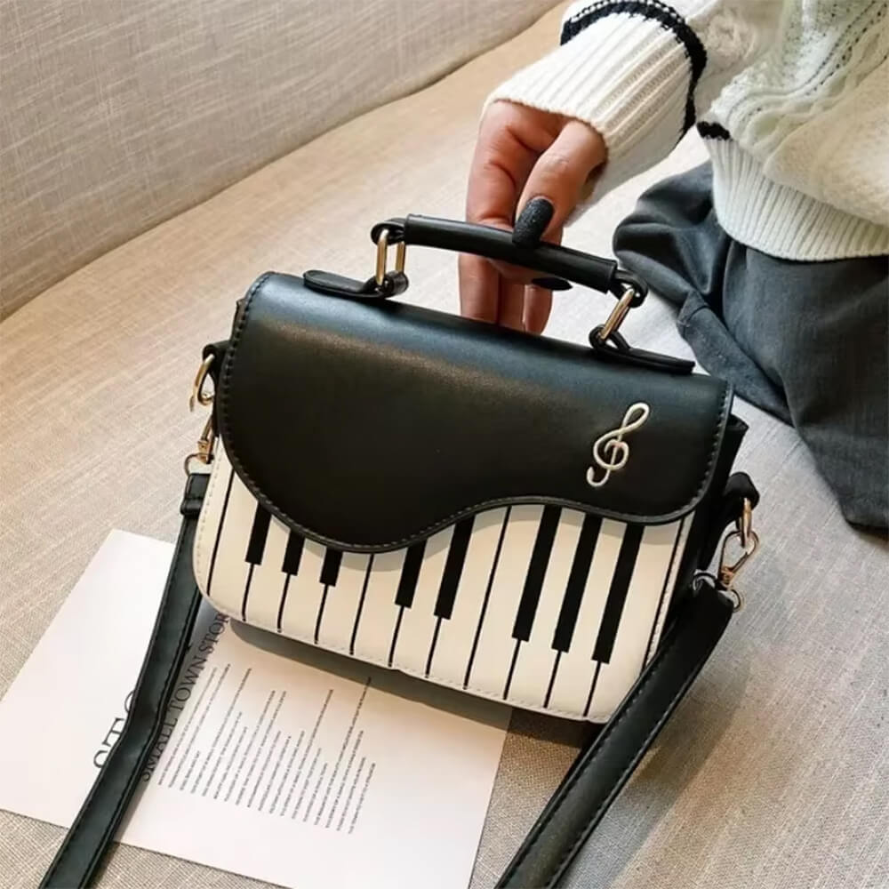 Piano Keyboard Shoulder Bag