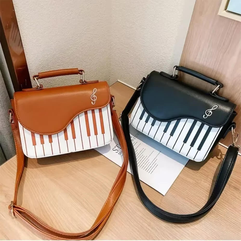 Piano Keyboard Shoulder Bag
