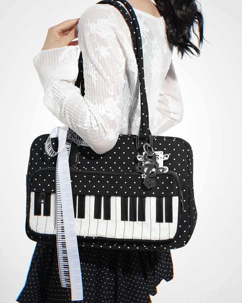 Piano Key Handbag