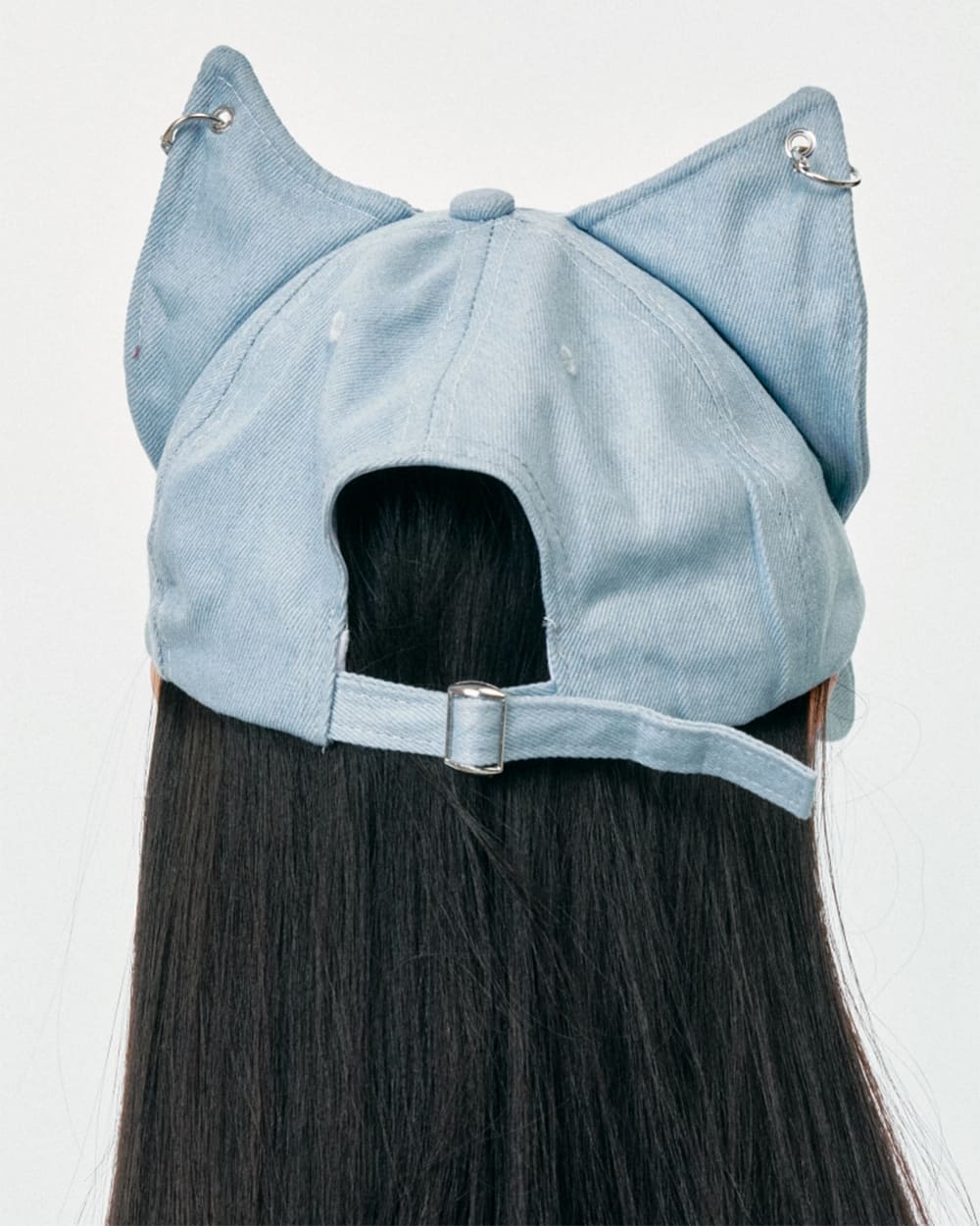 Pierced Cat Ear Baseball Cap