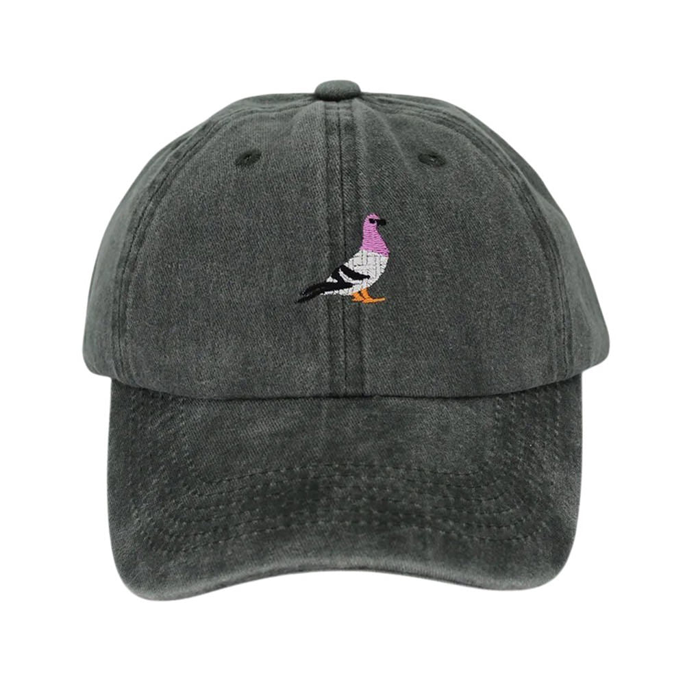 Pigeon Embroidery Baseball Cap