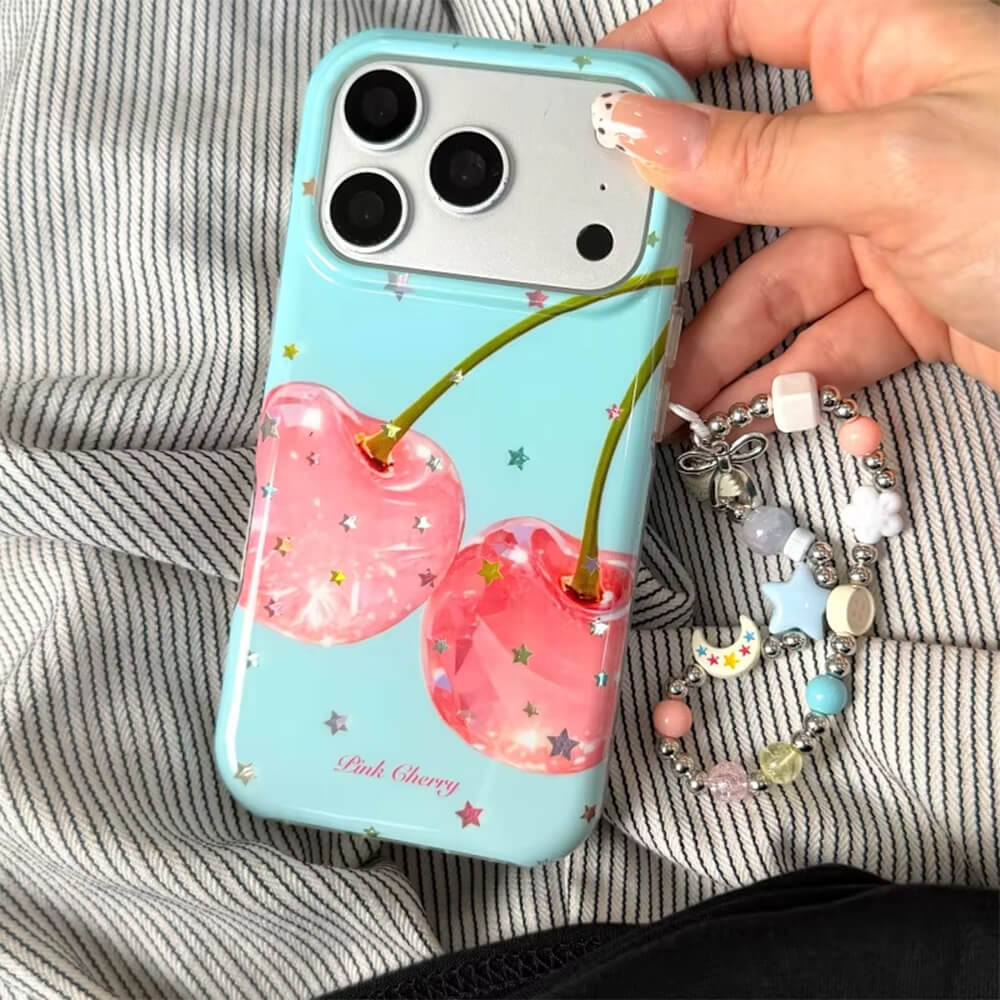 Pink Cherry iPhone Case