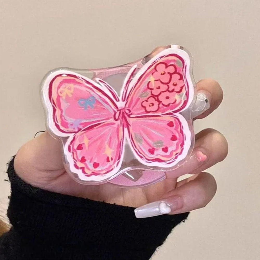 Pink Butterfly Phone Holder