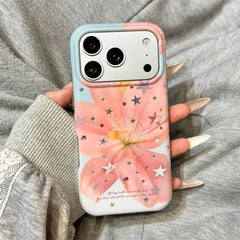 Pink Lily Flower iPhone Case