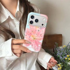 Pink Lily Flower iPhone Case