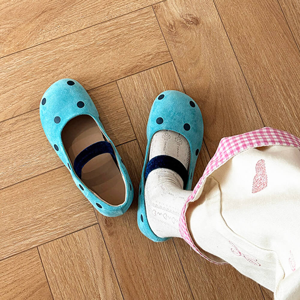Polka Dot Ballet Sandals