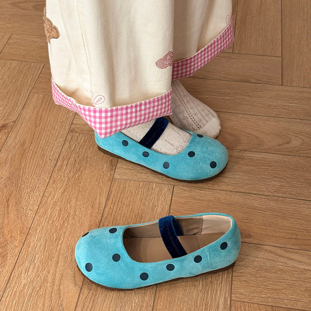 Polka Dot Ballet Sandals