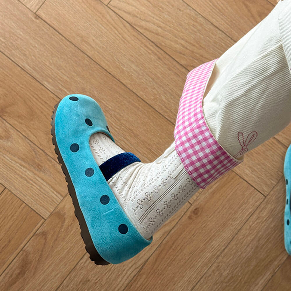 Polka Dot Ballet Sandals