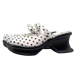 Trend Victim Polka Dot Platform Sandals