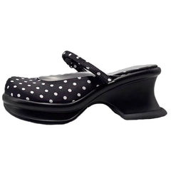 Trend Victim Polka Dot Platform Sandals
