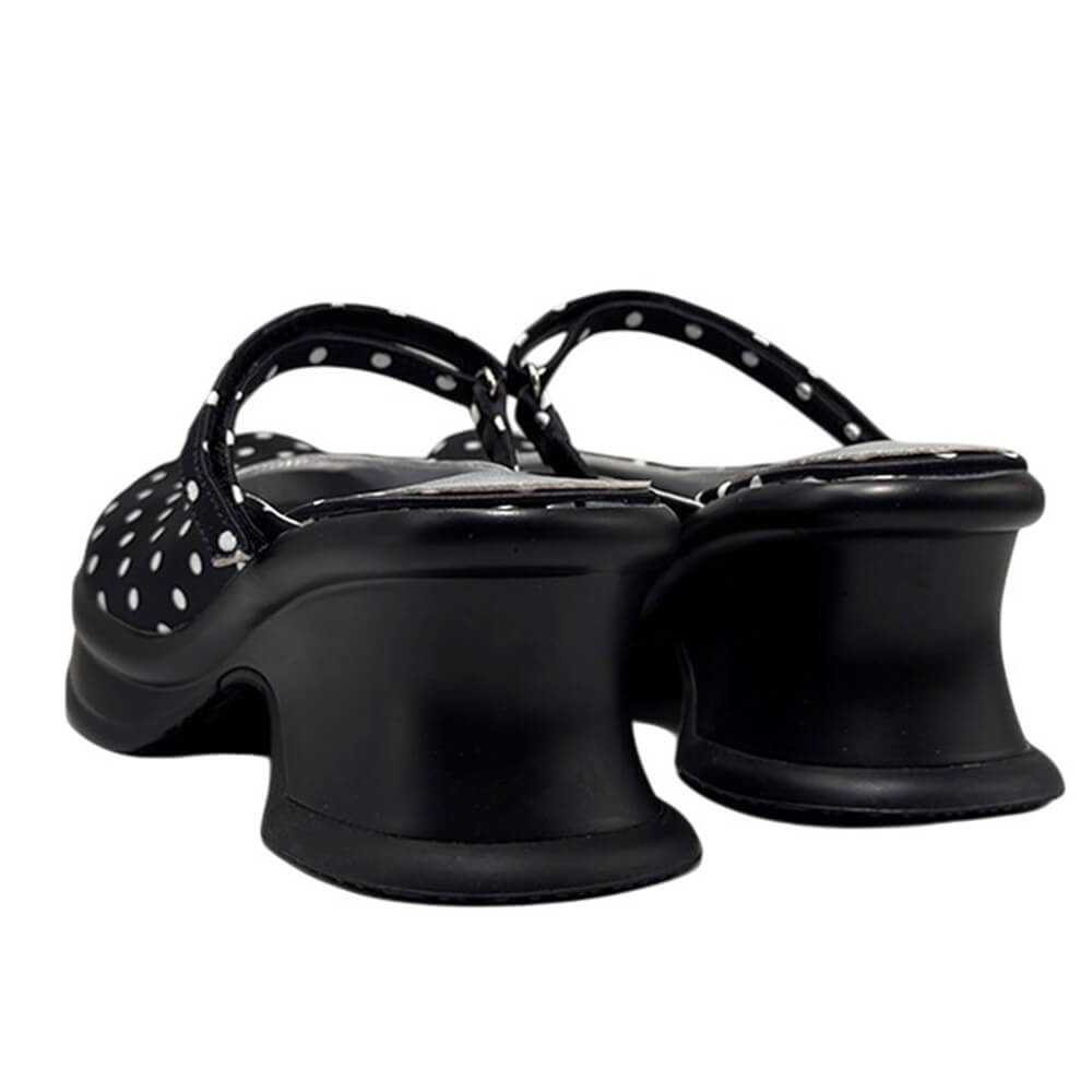 Trend Victim Polka Dot Platform Sandals