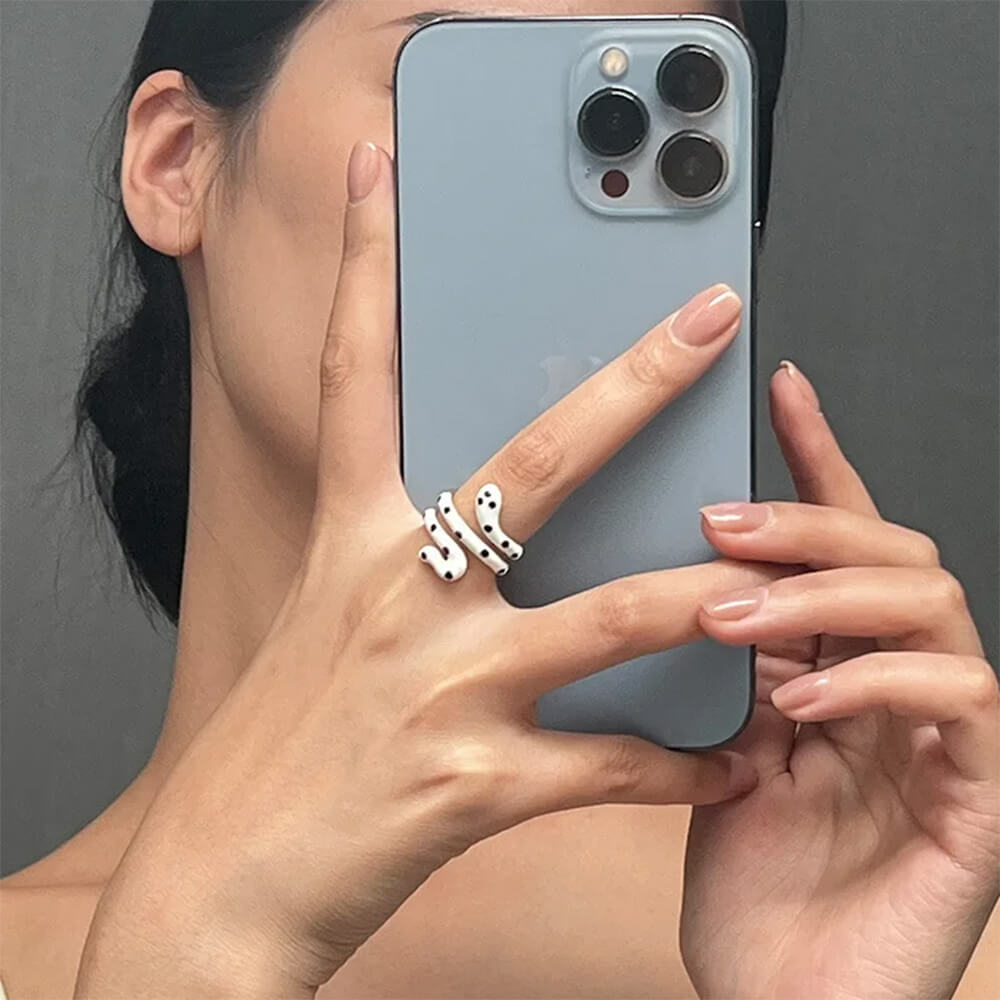 Polka Dot Snake Ring