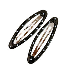 Polka Dot Snap Hair Clip 5 pcs Set
