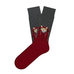 Preppy Cat Aesthetic Socks