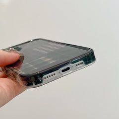 Preppy Green Patchwork iPhone Case