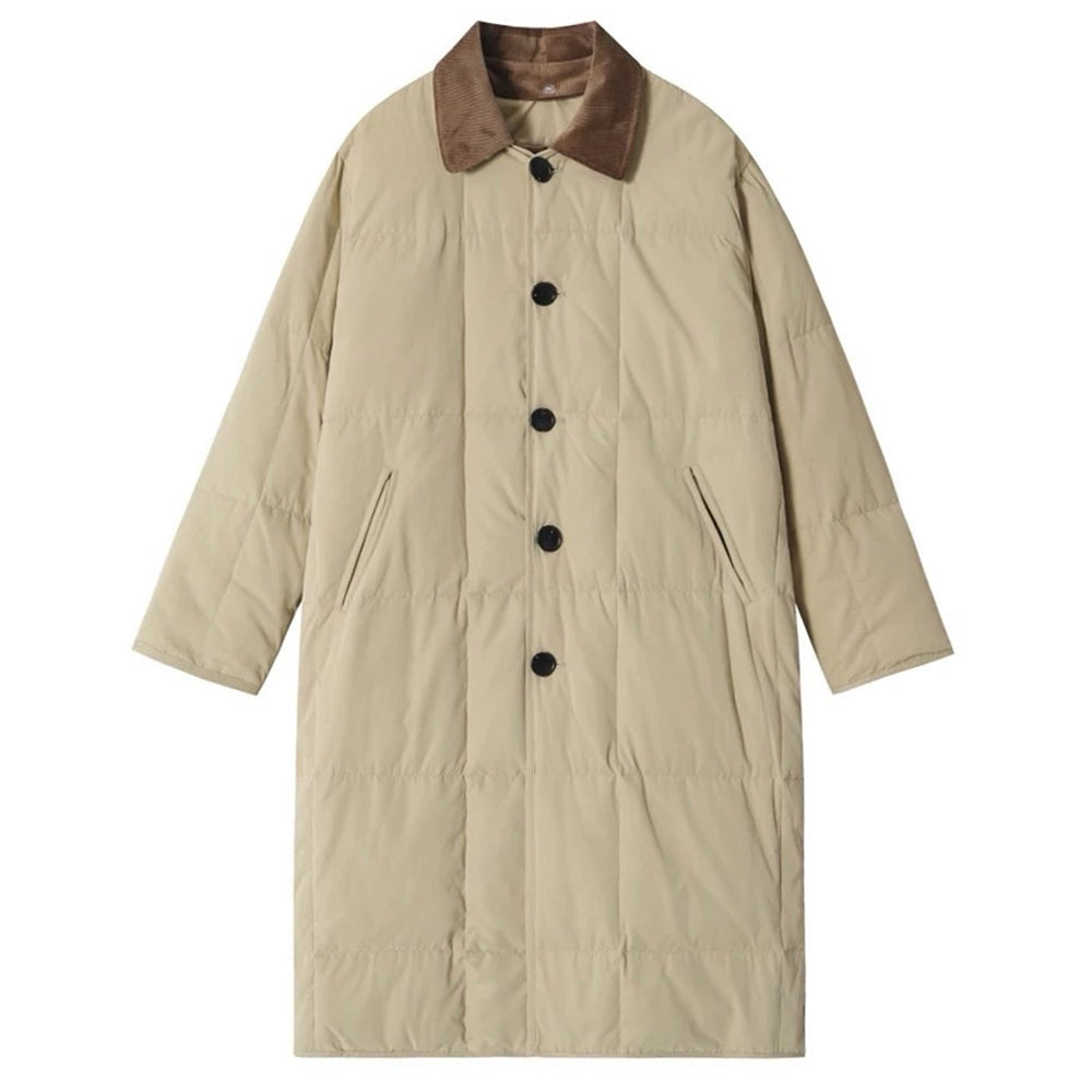 Preppy Style Quilted Coat