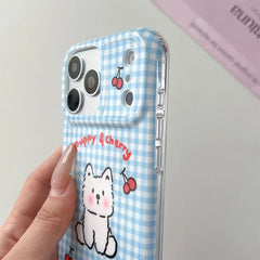 Puppy & Cherry iPhone Case