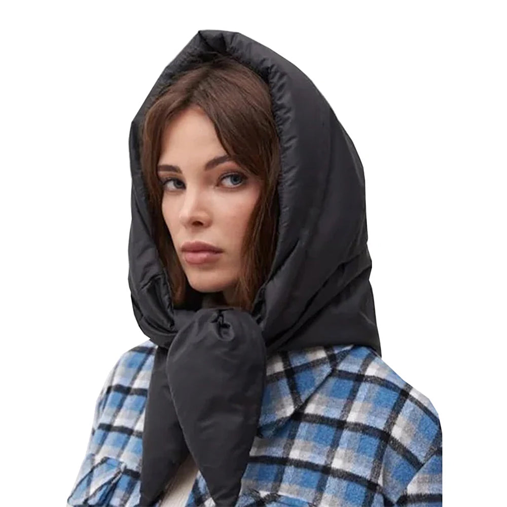 Quilted Hooded Triangle Scarf
