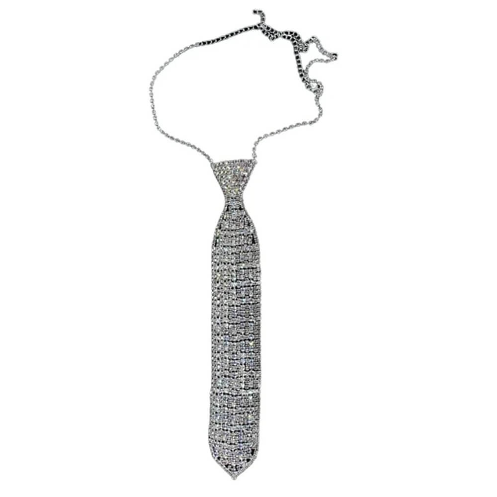 Rhinestone Neck Tie