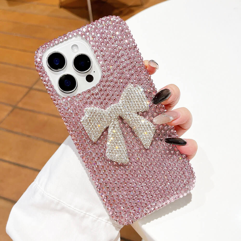 Rhinestone Bowknot iPhone Case