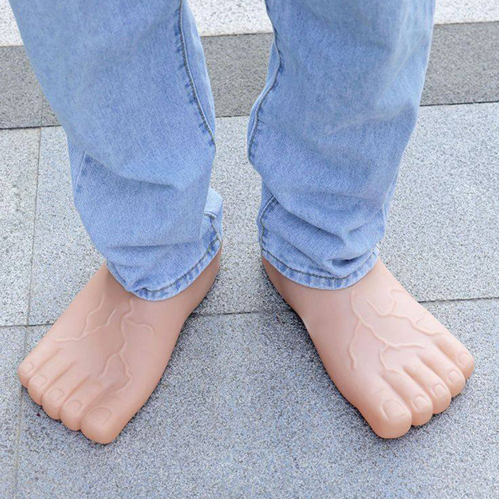 Silicone Human Foot Shaped Slippers