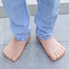 Silicone Human Foot Shaped Slippers
