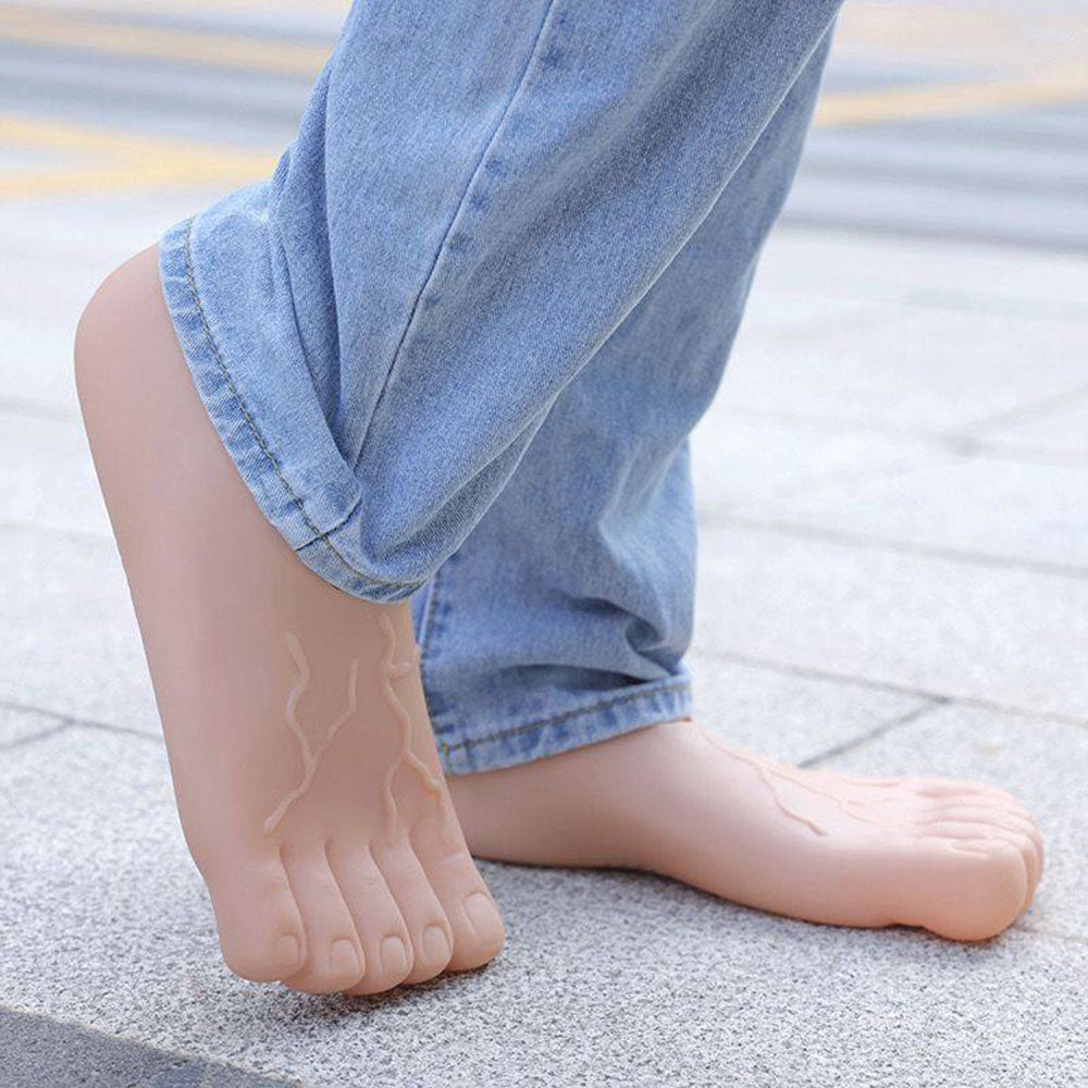 Silicone Human Foot Shaped Slippers