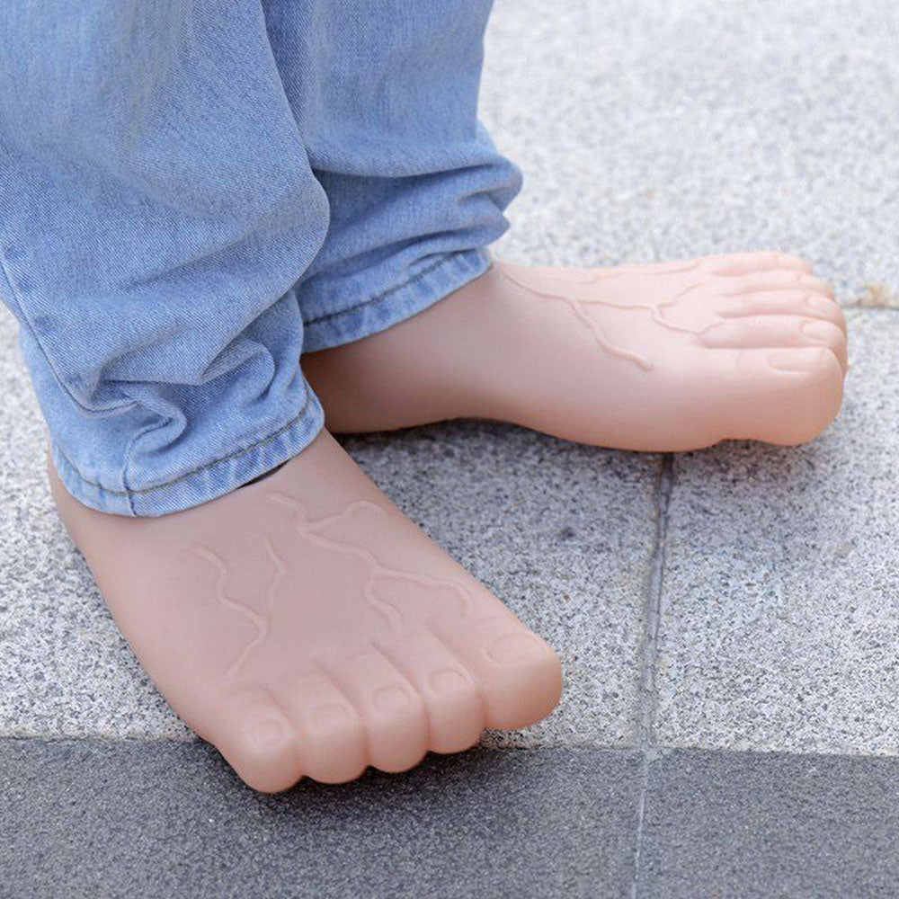 Silicone Human Foot Shaped Slippers