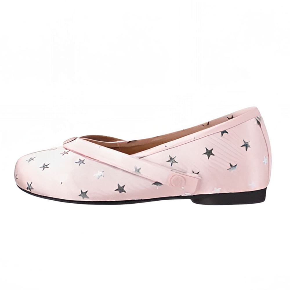 Silver Star Pink Tabi Ballet Flats