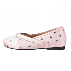 Silver Star Pink Tabi Ballet Flats