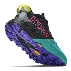 Speedgoat 7 Women's Trail Running Shoes Black/Electric Aqua