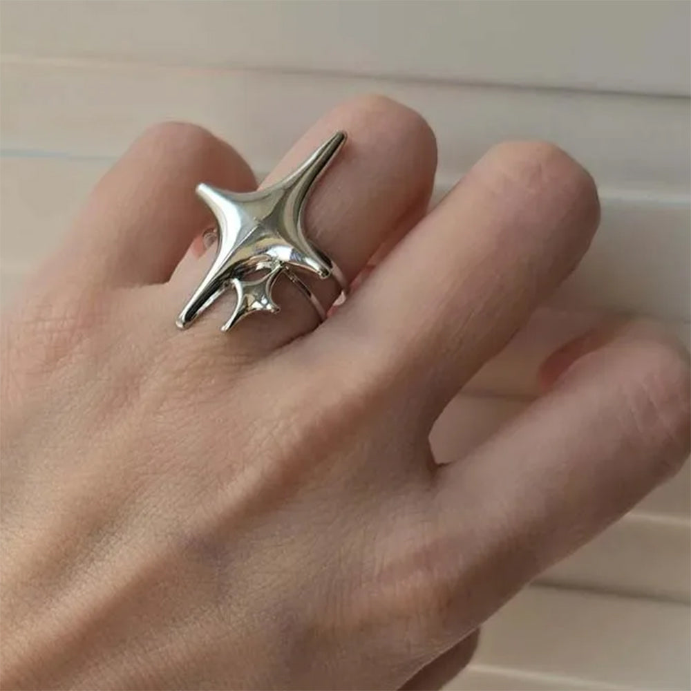 Star Child Aesthetic Ring Set