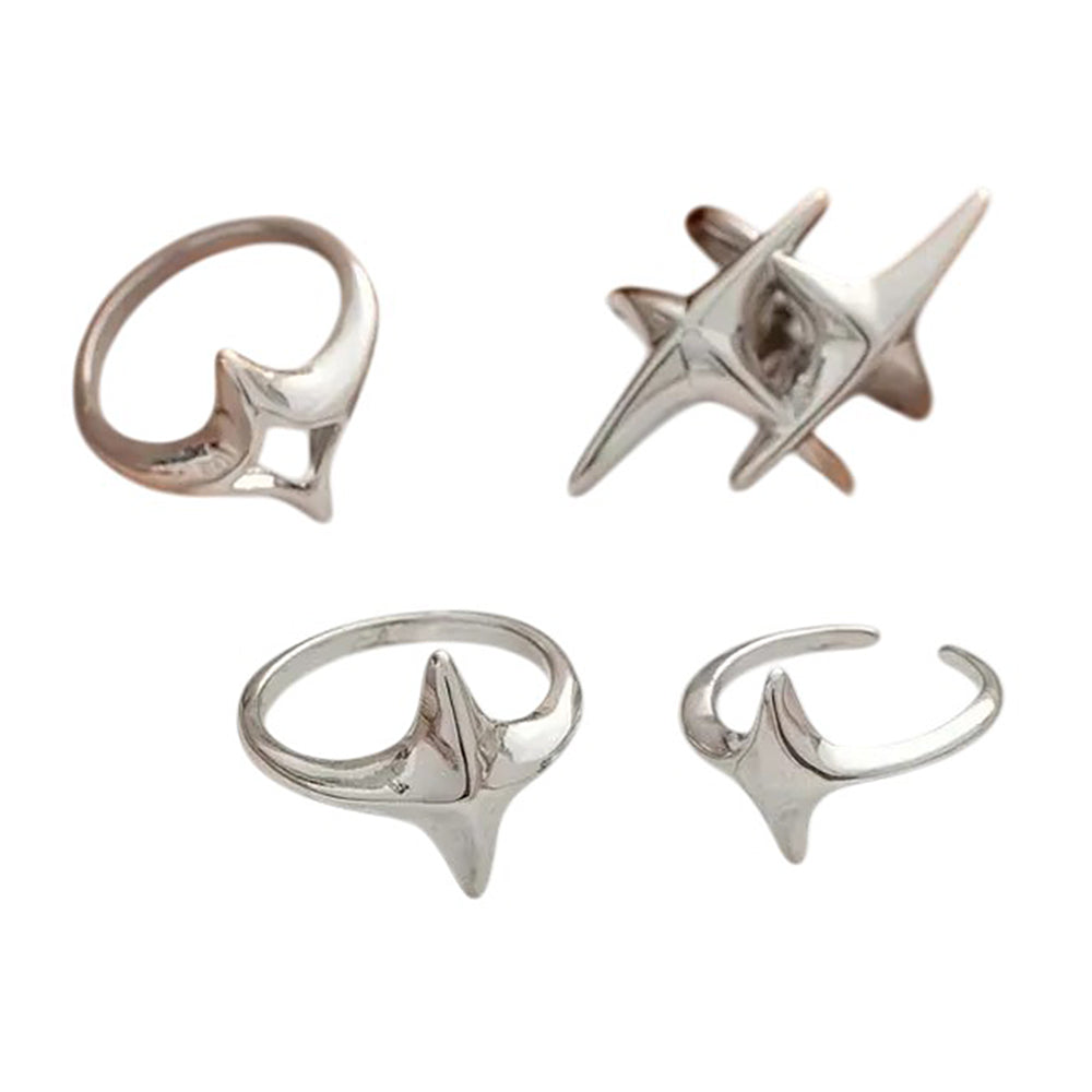 Star Child Aesthetic Ring Set