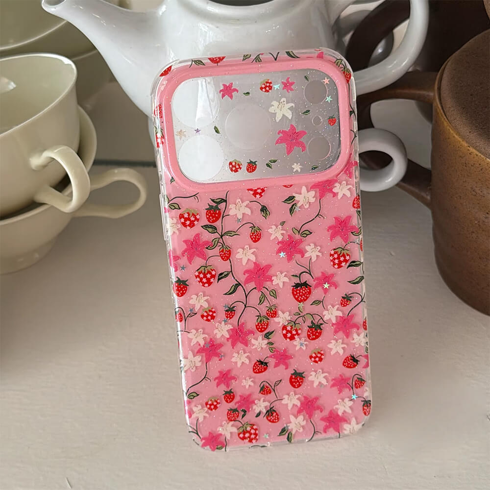 Strawberry Fields Aesthetic iPhone Case