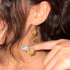 Sun & Moon Aesthetic Earrings