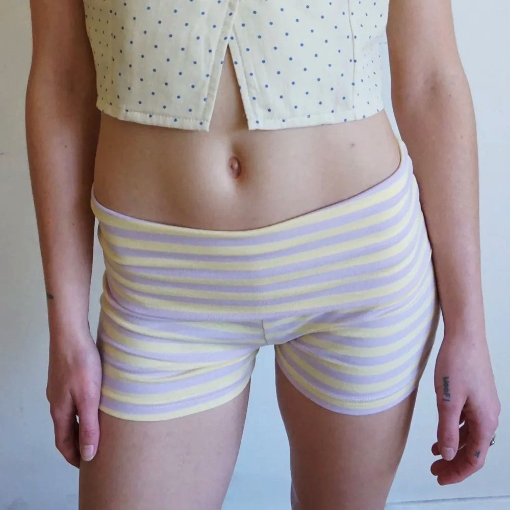 Too Smart Stripe Shorts