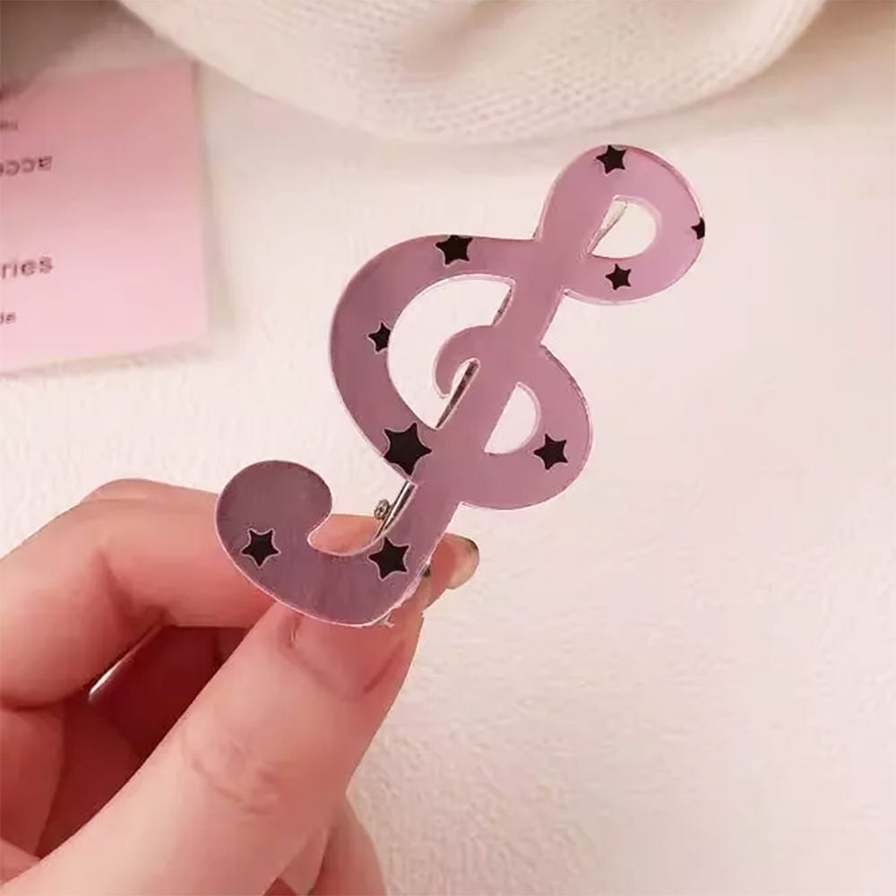 Treble Clef Hair Clip