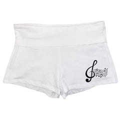 Treble Clef Y2K Mini Shorts