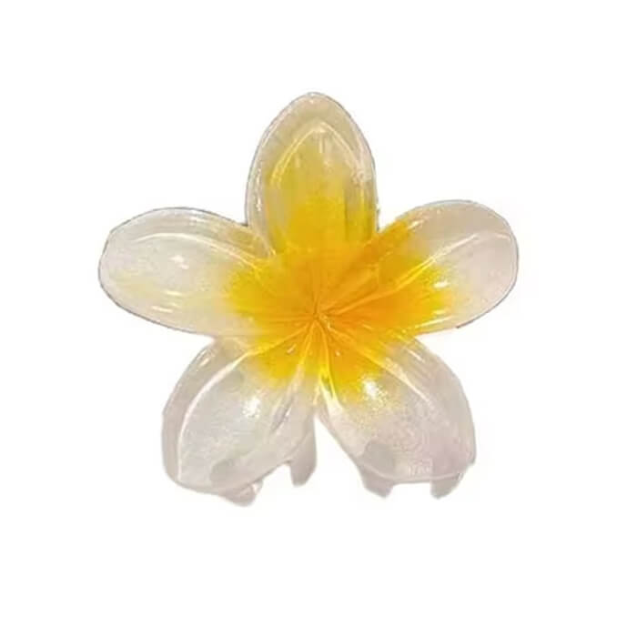 Tropical Flower 6 pcs Mini Hair Clip Set