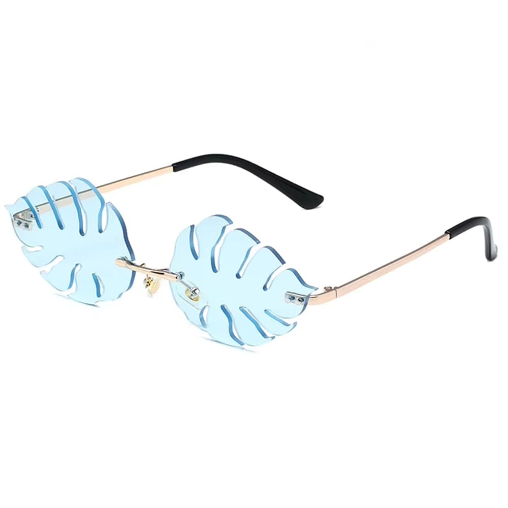 Tropical Leaf Shaped Sunglasses