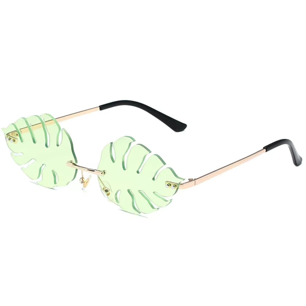 Tropical Leaf Shaped Sunglasses