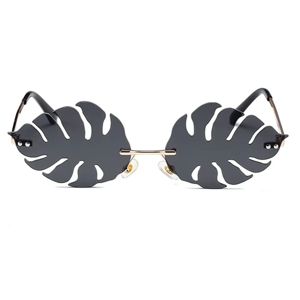 Tropical Leaf Shaped Sunglasses