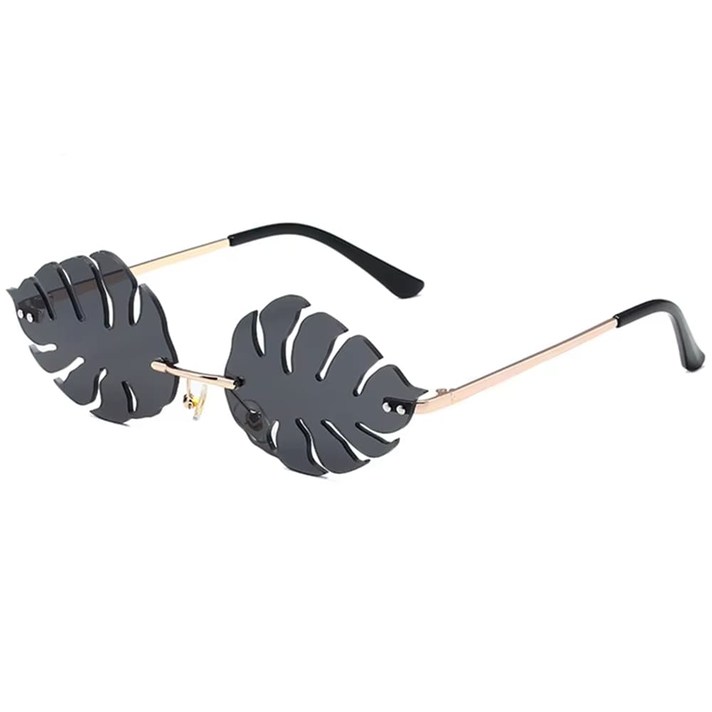 Tropical Leaf Shaped Sunglasses