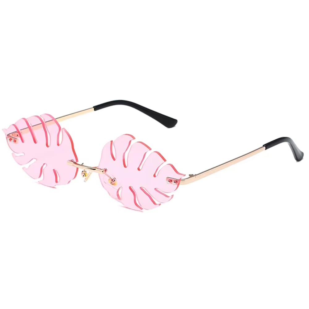 Tropical Leaf Shaped Sunglasses