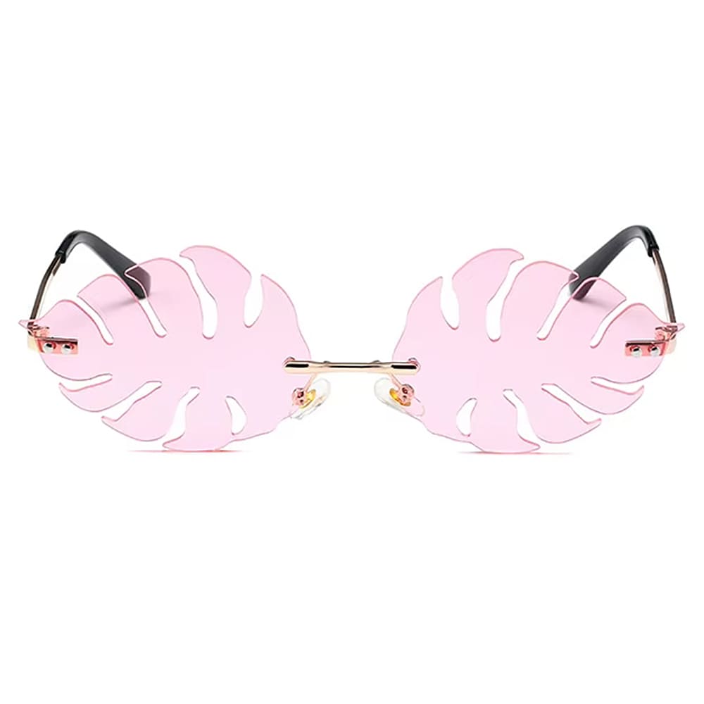Tropical Leaf Shaped Sunglasses