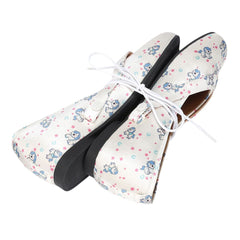 Unicorn Print Tabi Ballet Flats